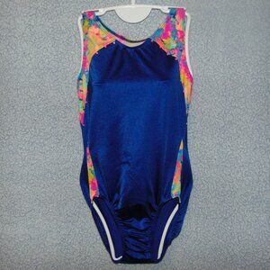 GK Blue Tyedye Leotard AL